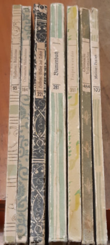 Holbein d. J. Bildnisse Nr.: 95 + Chinesische Holzschnitte Nr.: 164 + Hans Holbein Bilder des Todes Nr.: 221 + Das kleine Blumenbuch Nr.: 281 + Das kleine Buch der Tropenwunder Nr.: 351 + Chinesische Volksmärchen Nr.: 484 + Henri Matisse Frauen Nr.: