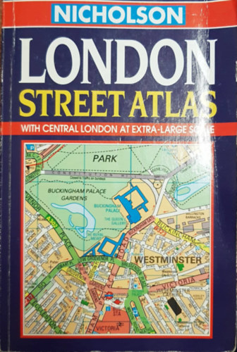 Nicholson's London Street Atlas - With Central London at Extra-large Scale