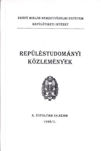 Repüléstudományi közlemények 1998/1.