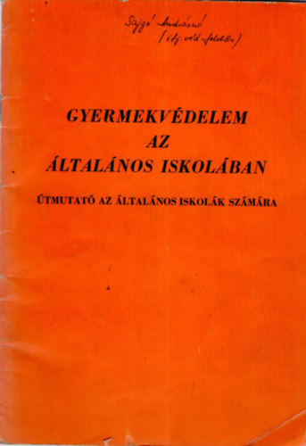 Dr. Rcz Istvn - Gyermekvdelem az ltalnos iskolban