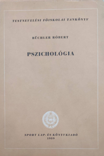 B�chler R�bert - Pszichol�gia