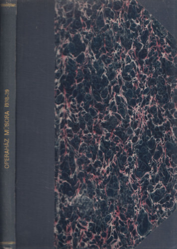 Az Operaház műsora 1938-39.