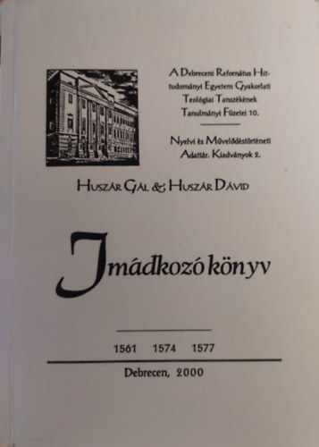 Husz�r D�vid Husz�r G�l - Im�dkoz� k�nyv