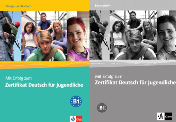 Ernst Klett Sprachen - Mit erfolg zum Zertifikat Deutsch fr Jugendliche bungs- und Testbuch + Lsungsheft (2 ktet)