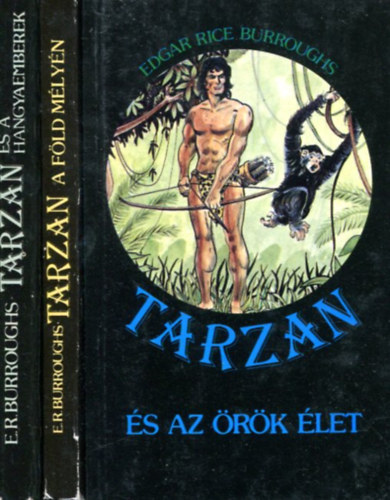 Edgar Rice Burroughs - 3 db Tarzan ktet