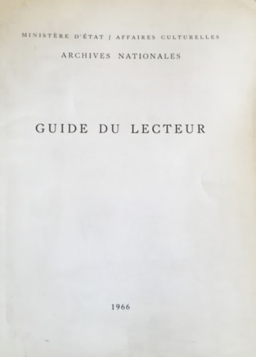 Andr� Chamson - Guide du lecteur