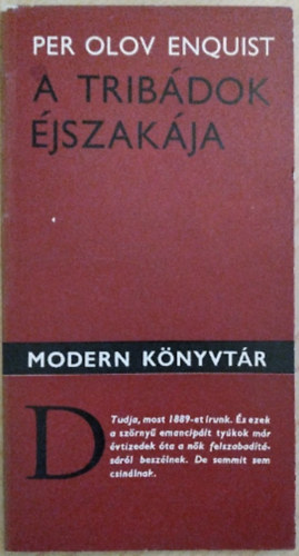 Per Olov Enquist - A trib�dok �jszak�ja