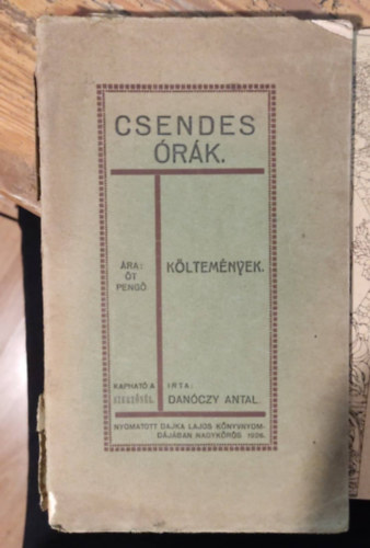 Dan�czy Antal - Csendes �r�k