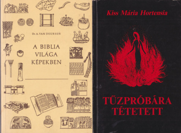 Ruth Paxon, Kiss Mria Hortensia Friedhelm Knig - 5 db vallsi knyv: Tzprbra ttetett + A biblia vilga kpekben + l vznek folyamai + Rlad van sz-most + Rlad van sz
