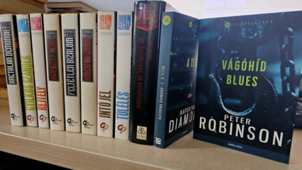 James Grippando, Jonathan Kellerman, Stephen White, John Gilstrap, Tami Hoag, Katerina Diamond, Peter Robinson Vilgsikerek sorozat - 11db krimi, KNYVMENT AJNLAT: Arctalan dmonok, Gyilkos szndk, Rejtly, A vdett tan, Felttlen bizalom, Hideg nyomok, Int jel, Tlls, Az rdgnl is bnsebb, A titok, Vghd blues