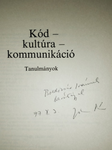 Jzsa Pter - Kd-kultra-kommunikci (tanulmnyok)