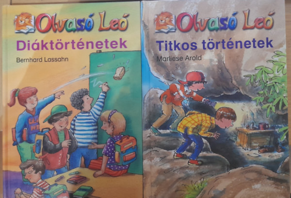 Bernhard Lassahn Marliese Arold - 2 db Olvasó Leó könyv: Diáktörténetek, Titkos történetek