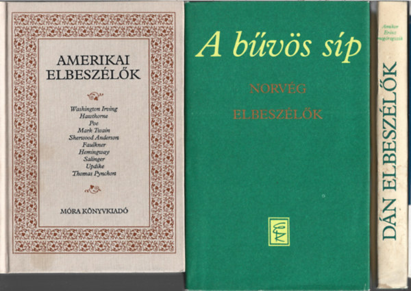 3 db knyv, Amerikai elbeszlk, A bvs sp (norvg elbeszlk), Amikor Ersz megregszik (dn elbeszlk)