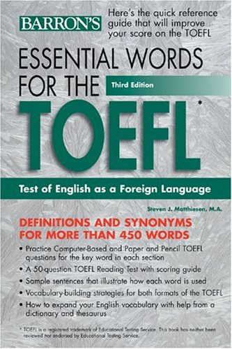 Steven J. Matthiesen - Essential Words for the TOEFL