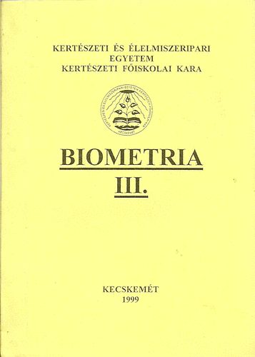 Szalai Jnos - Biometria III.