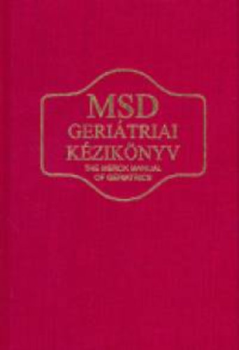 MSD geriatriai k�zik�nyv