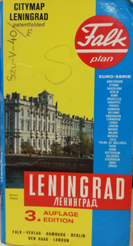 Citymap Leningrad 3. edition Falkplan
