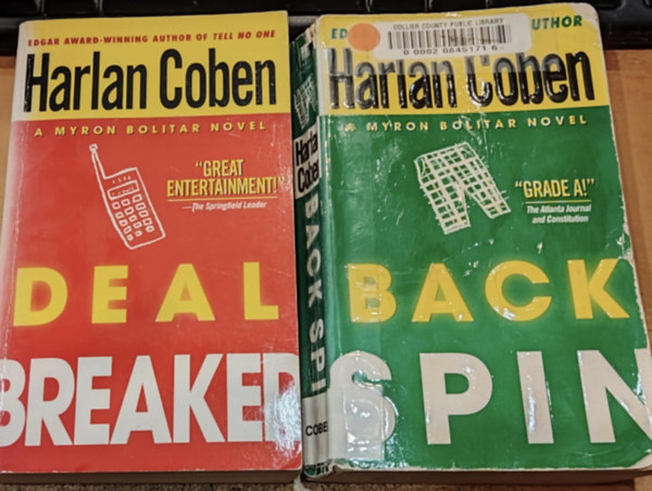 Harlan Coben - 2 db Harlan Coben krimi: Deal Breaker + Back Spin