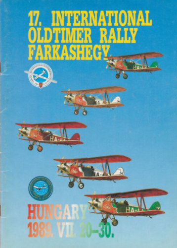17. International Oldtimer Rally - Farkashegy Hungary 1989. VII. 20-30.