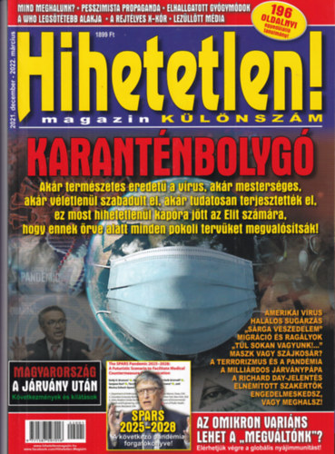 Hihetetlen! magazin klnszm 2021. december - 2022. mrcius