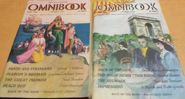 Omnibook Magazine - 2 db Omnibook Magazine 1946 April + July (2 f�zet)