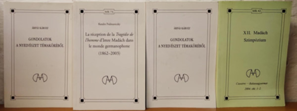 rps Kroly, Katalin Podmaniczky Madch Imre - Madch knyvtr knyvcsomag