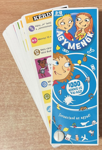 Editions Play Bac Szűcs Adrienn (SZERK.) - Agymenők: 1000 kérdés és válasz 9-10 éveseknek (kék)