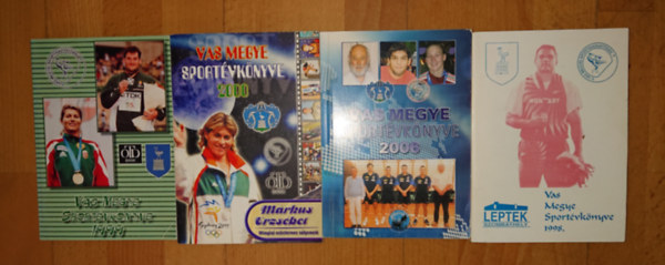 4 kiadvány a Vas Megye Sportévkönyve című sorozatból: Vas Megye Sportévkönyve 1998, Vas Megye Sportévkönyve 1999, Vas Megye Sportévkönyve 2000, Vas Megye Sportévkönyve 2006