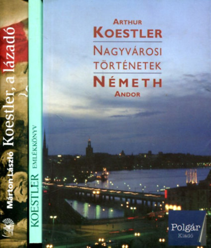 T�bb szerz� - 3 db Koestler k�tet