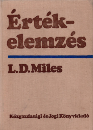 L.D. Miles - Értékelemzés