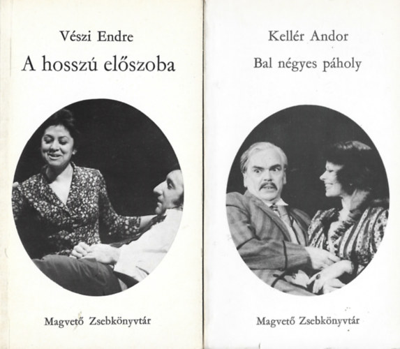 2 db Magvet Zsebknyvtr, Vszi Endre: A hossz elszoba, Kellr Andor: Bal ngyes pholy