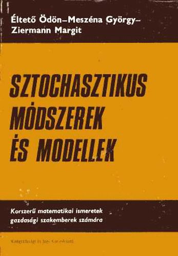 ltet-Meszna-Ziermann - Sztochasztikus mdszerek s modellek