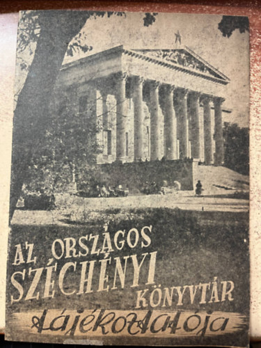 Az Orszgos Szchenyi Knyvtr tjkoztatja