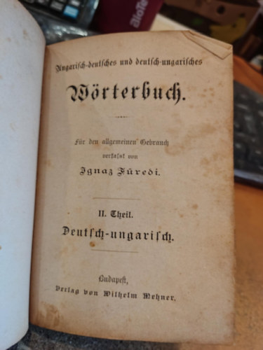 Fredi Igncz - Magyar-nmet s nmet-magyar sztr I-II. rsz