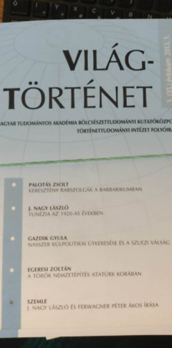 Világtörténet 3. (35.) évfolyam 2013. 1-4