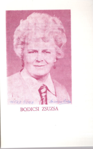 Bodicsi Zsuzsa - A verses vilgjrs - Dediklt