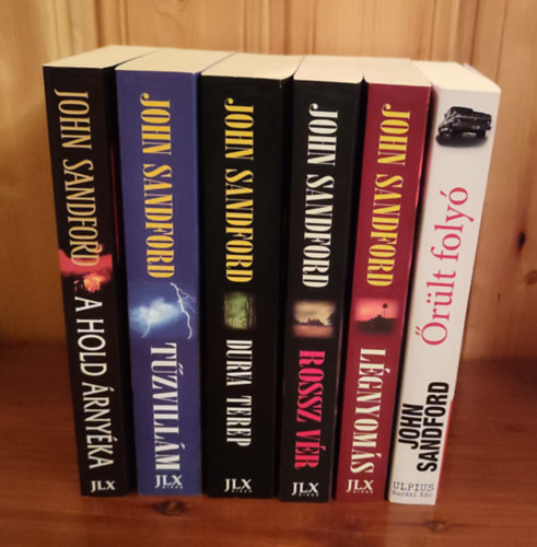 John Sandford - Virgil Flowers sorozat 1-6. (A Hold rnyka, Tzvillm, Durva terep, Rossz vr, Lgnyoms, rlt foly)
