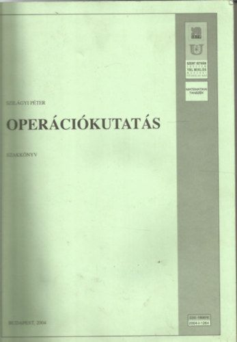 Szil�gyi P�ter - Oper�ci�kutat�s