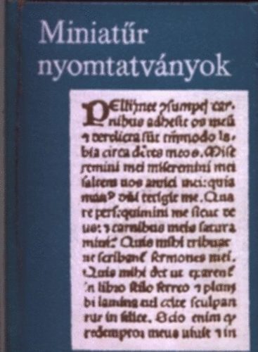 Janka Gyula - Miniatr nyomtatvnyok (tbbnyelv)- miniknyv