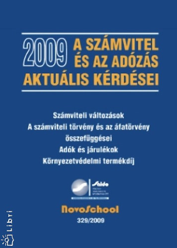 A szmvitel s az adzs aktulis krdsei 2009