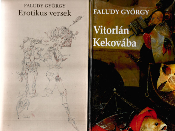 Faludy Gyrgy - 2 db knyv, Erotikus versek, Vitorln Kekovba