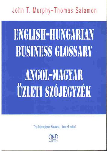 J.H.-Salamon, T. Murphy - English-hungarian business glossary-Angol-magyar zleti szjegyzk