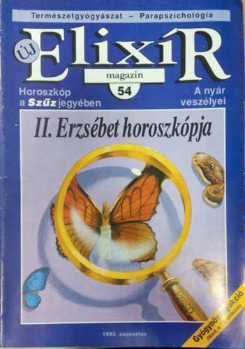 Dr. Nagy Rbert  (szerk.) - j Elixr magazin 1993. augusztus 54. szm