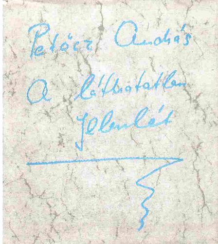 Petőcz András - A láthatatlan jelenlét