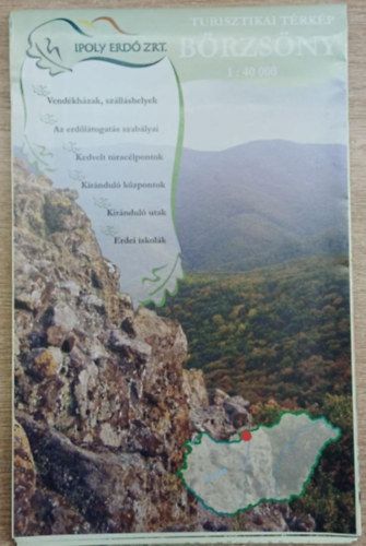 B�rzs�ny turisztikai t�rkp 1: 40 000