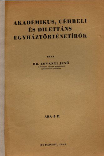 Mikls dn dr. - si egyhzalkotmnyunk vdelmben (Vlasz dr. Zovnyi Jen "Akadmikus, chbeli s dilettns egyhztrtnetrk" c. rpiratnak ellenem irnytott rszletre)