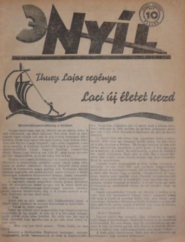 Dr. Szántó Andor (szerk.) - Nyíl I. évfolyam 24. szám