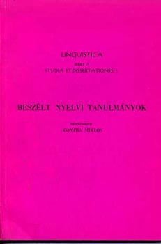 Kontra Mikls - Beszlt nyelvi tanulmnyok