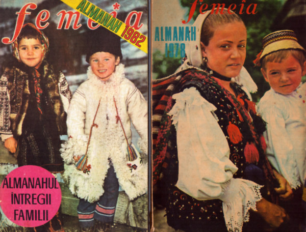 ismeretlen - 2 db romn nyelv vkny: Femeia almanah 1978 s Femeia almanah 1982