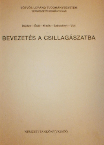 Balzs-rdi-Marik-Szcgnyi-.. - Bevezets a csillagszatba